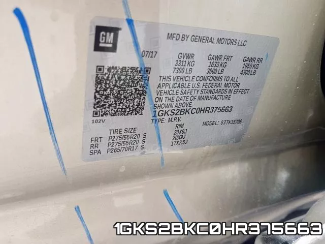 1GKS2BKC0HR375663