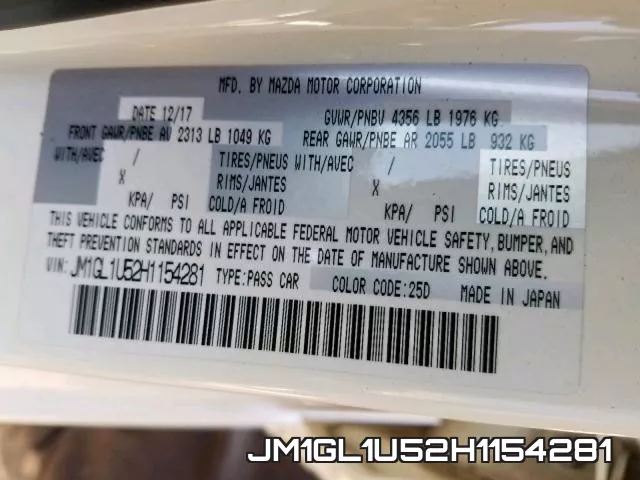 JM1GL1U52H1154281