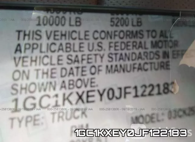 1GC1KXEY0JF122183