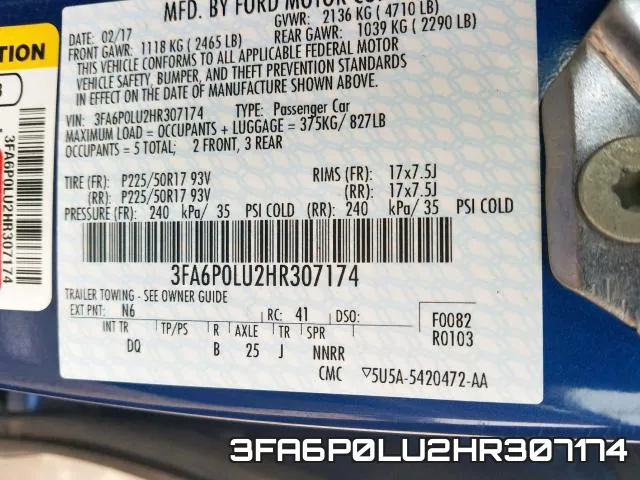 3FA6P0LU2HR307174