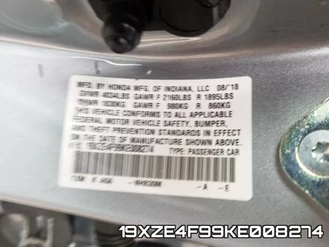 19XZE4F99KE008274