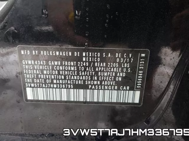 3VW5T7AJ7HM336795