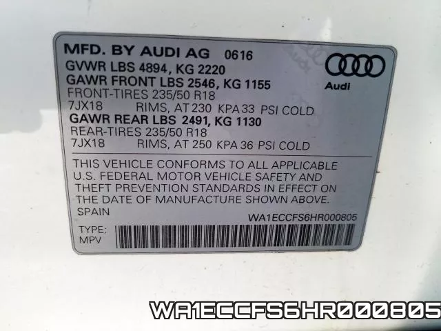 WA1ECCFS6HR000805