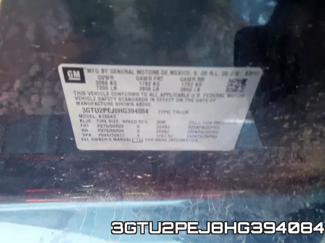 3GTU2PEJ8HG394084