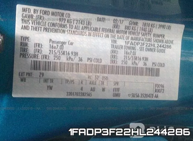 1FADP3F22HL244286