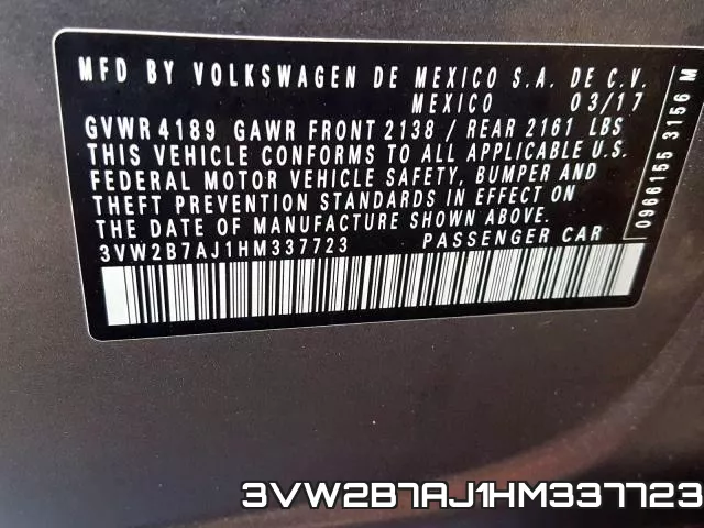 3VW2B7AJ1HM337723