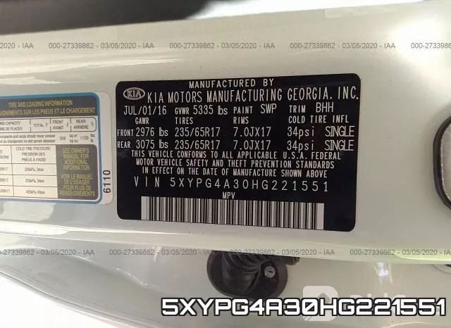 5XYPG4A30HG221551