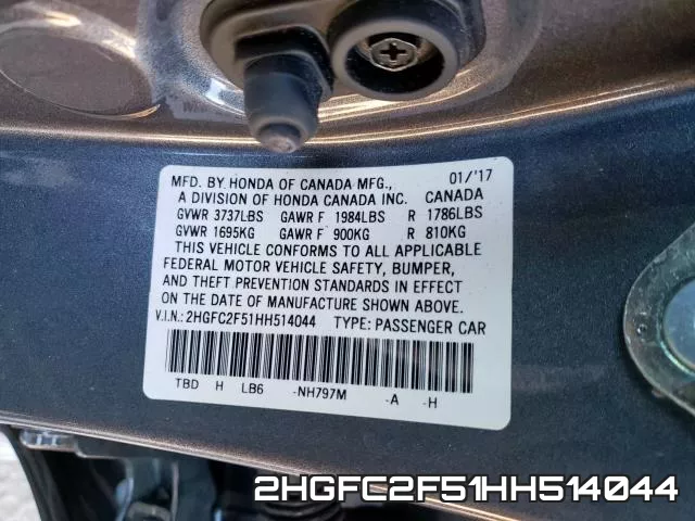 2HGFC2F51HH514044
