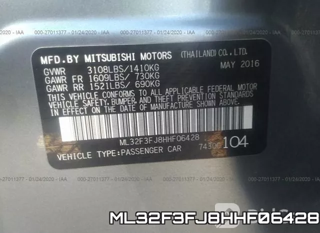 ML32F3FJ8HHF06428