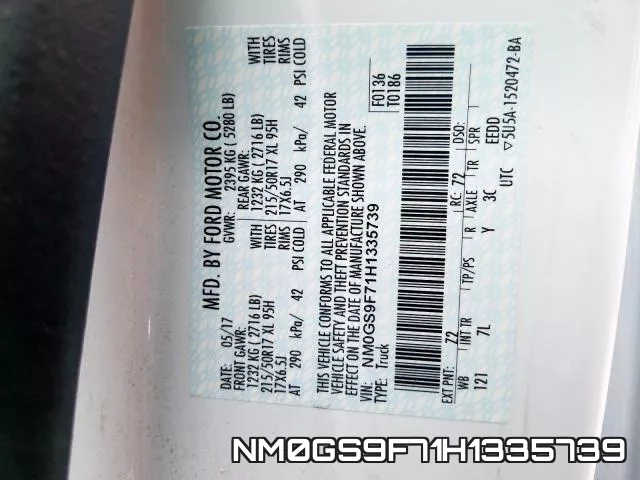 NM0GS9F71H1335739