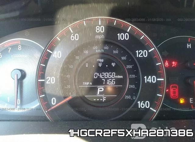 1HGCR2F5XHA287386