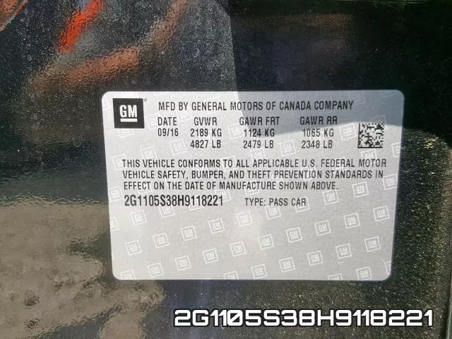 2G1105S38H9118221