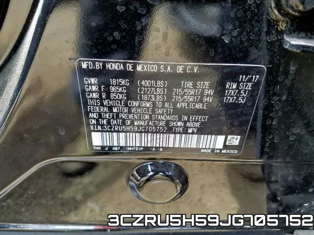 3CZRU5H59JG705752