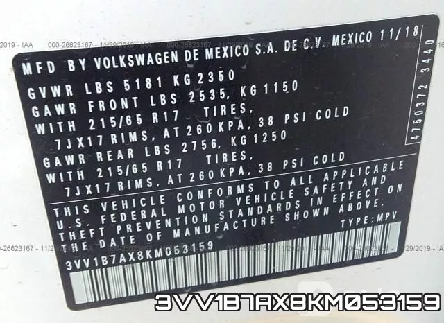 3VV1B7AX8KM053159