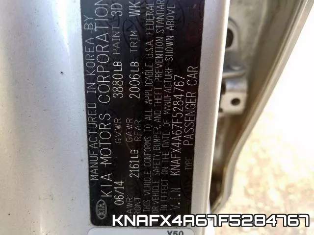 KNAFX4A67F5284767