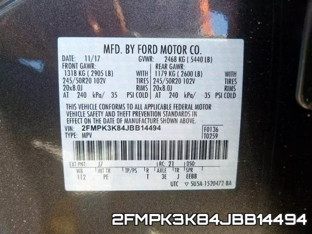 2FMPK3K84JBB14494