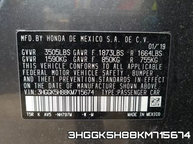 3HGGK5H88KM715674