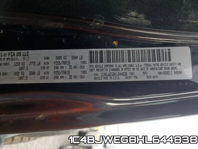 1C4BJWEG8HL644838