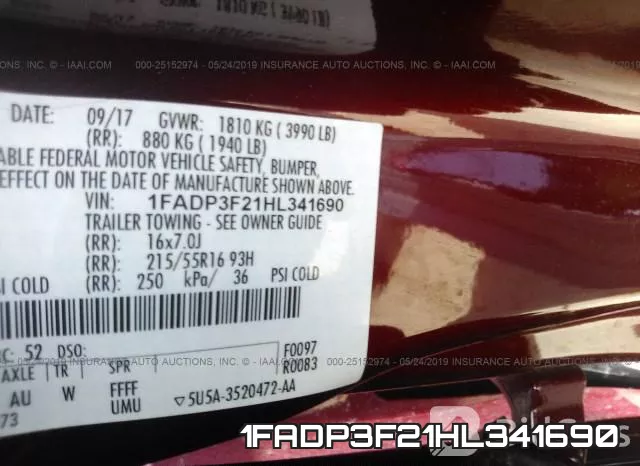 1FADP3F21HL341690
