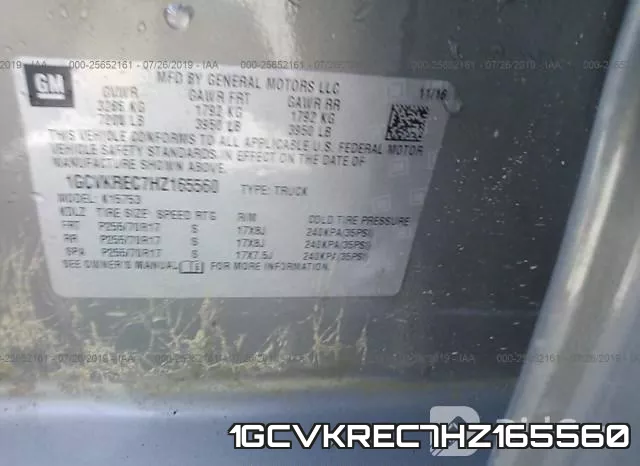 1GCVKREC7HZ165560
