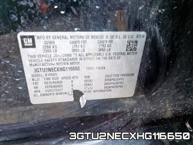 3GTU2NECXHG116650