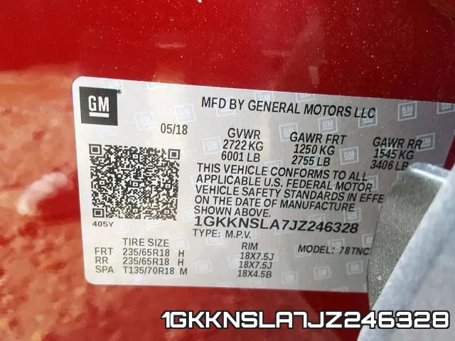 1GKKNSLA7JZ246328