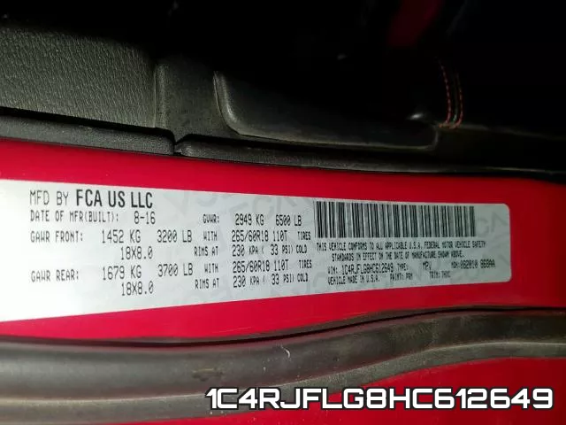 1C4RJFLG8HC612649