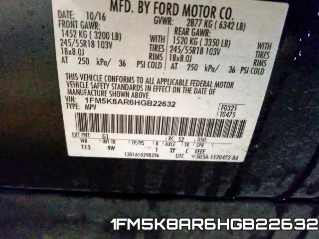 1FM5K8AR6HGB22632