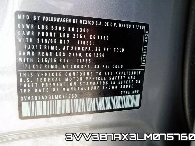 3VV3B7AX3LM075760
