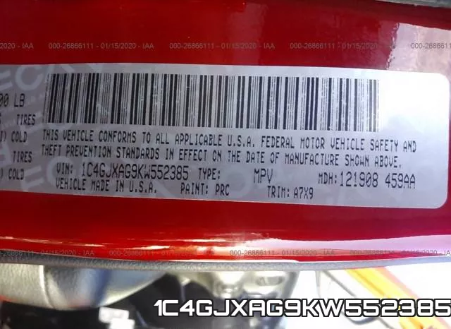 1C4GJXAG9KW552385