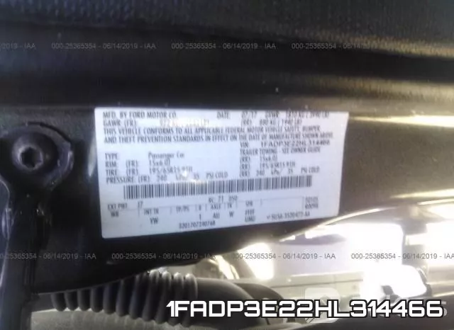 1FADP3E22HL314466