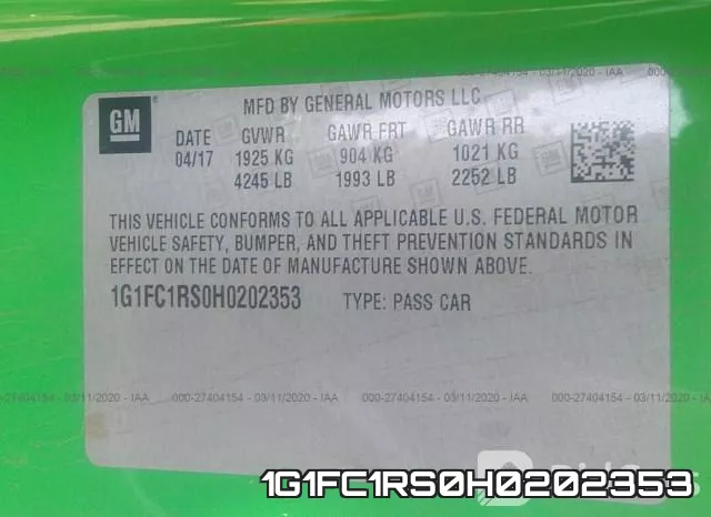 1G1FC1RS0H0202353