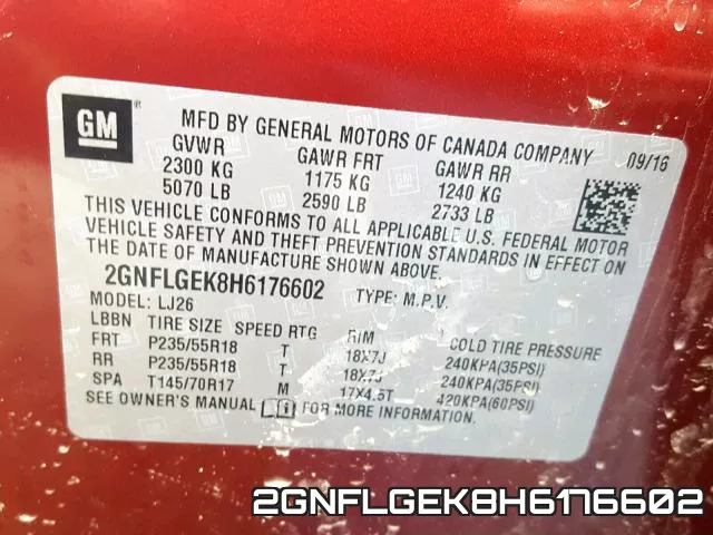 2GNFLGEK8H6176602