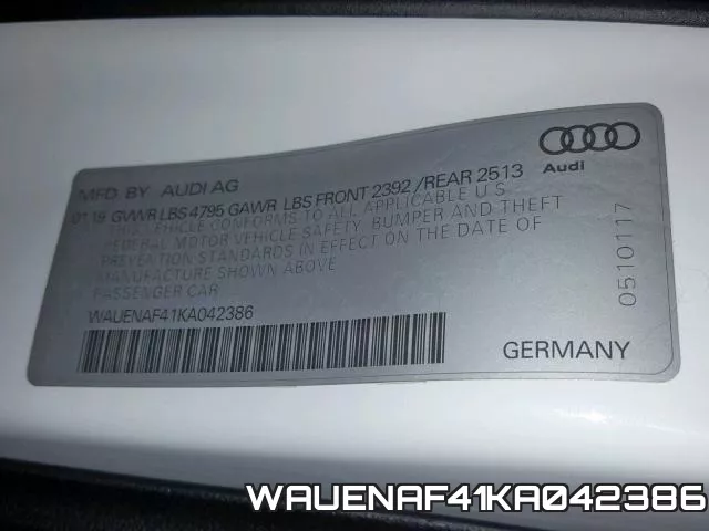 WAUENAF41KA042386