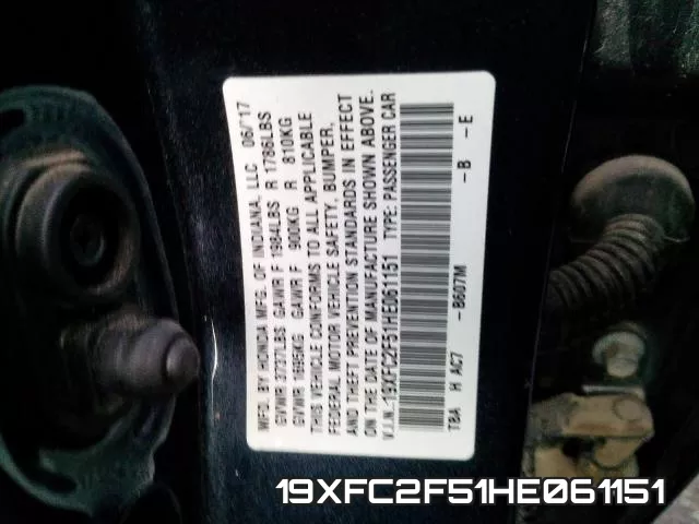 19XFC2F51HE061151