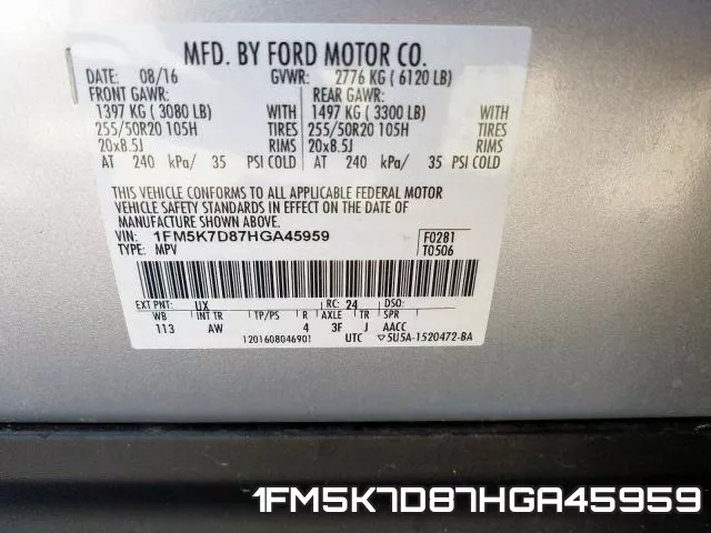 1FM5K7D87HGA45959