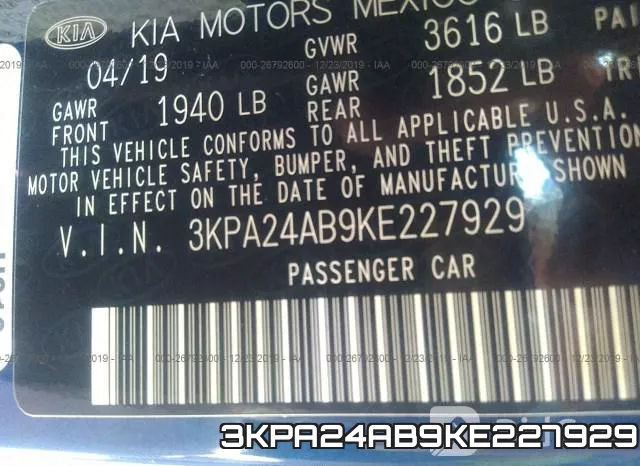 3KPA24AB9KE227929