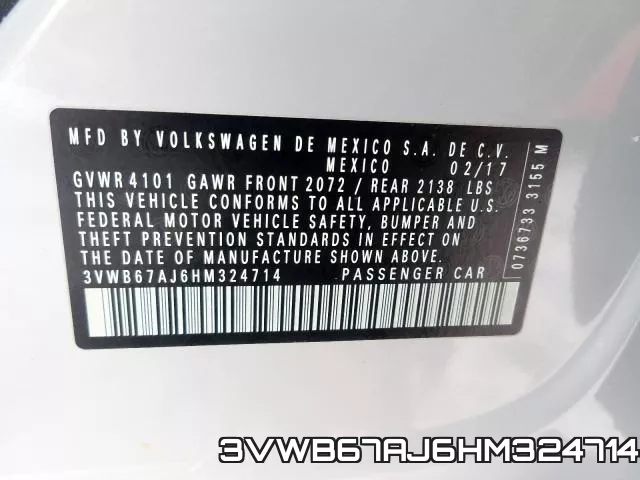 3VWB67AJ6HM324714