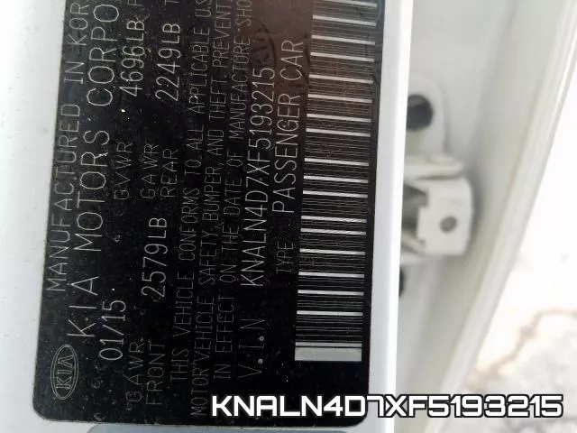 KNALN4D7XF5193215