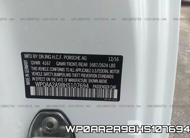 WP0AA2A98HS107694