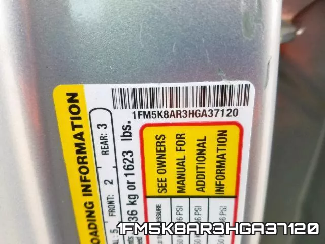 1FM5K8AR3HGA37120
