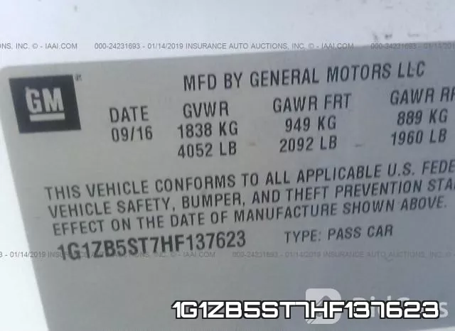 1G1ZB5ST7HF137623