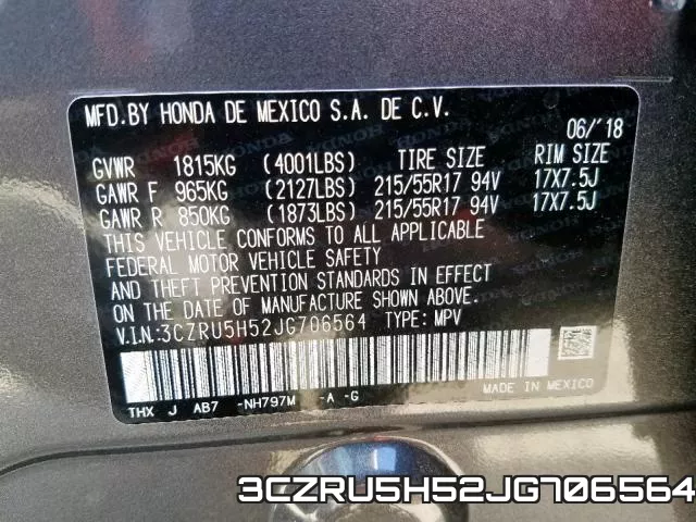 3CZRU5H52JG706564