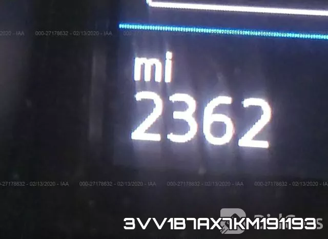 3VV1B7AX7KM191193