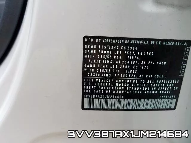 3VV3B7AX1JM214684