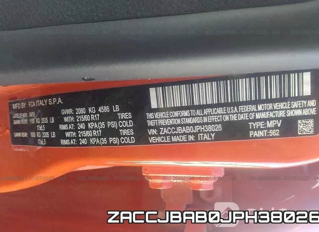 ZACCJBAB0JPH38026