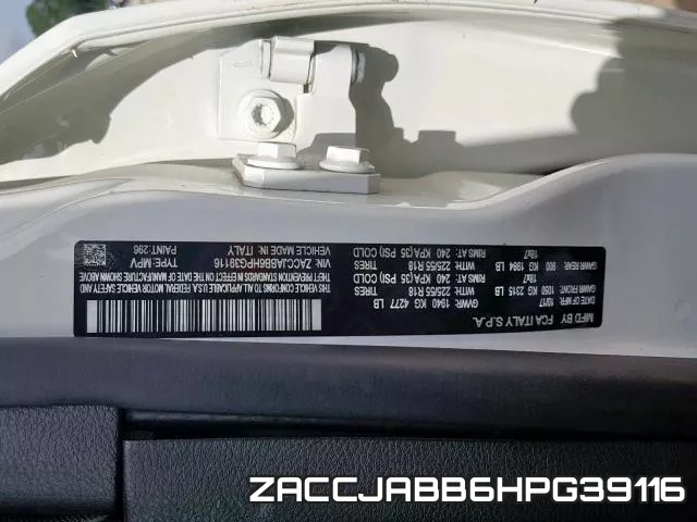 ZACCJABB6HPG39116