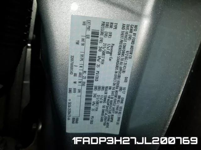 1FADP3H27JL200769