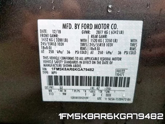 1FM5K8AR6KGA79482