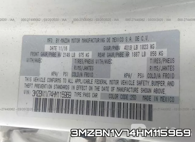 3MZBN1V74HM115969